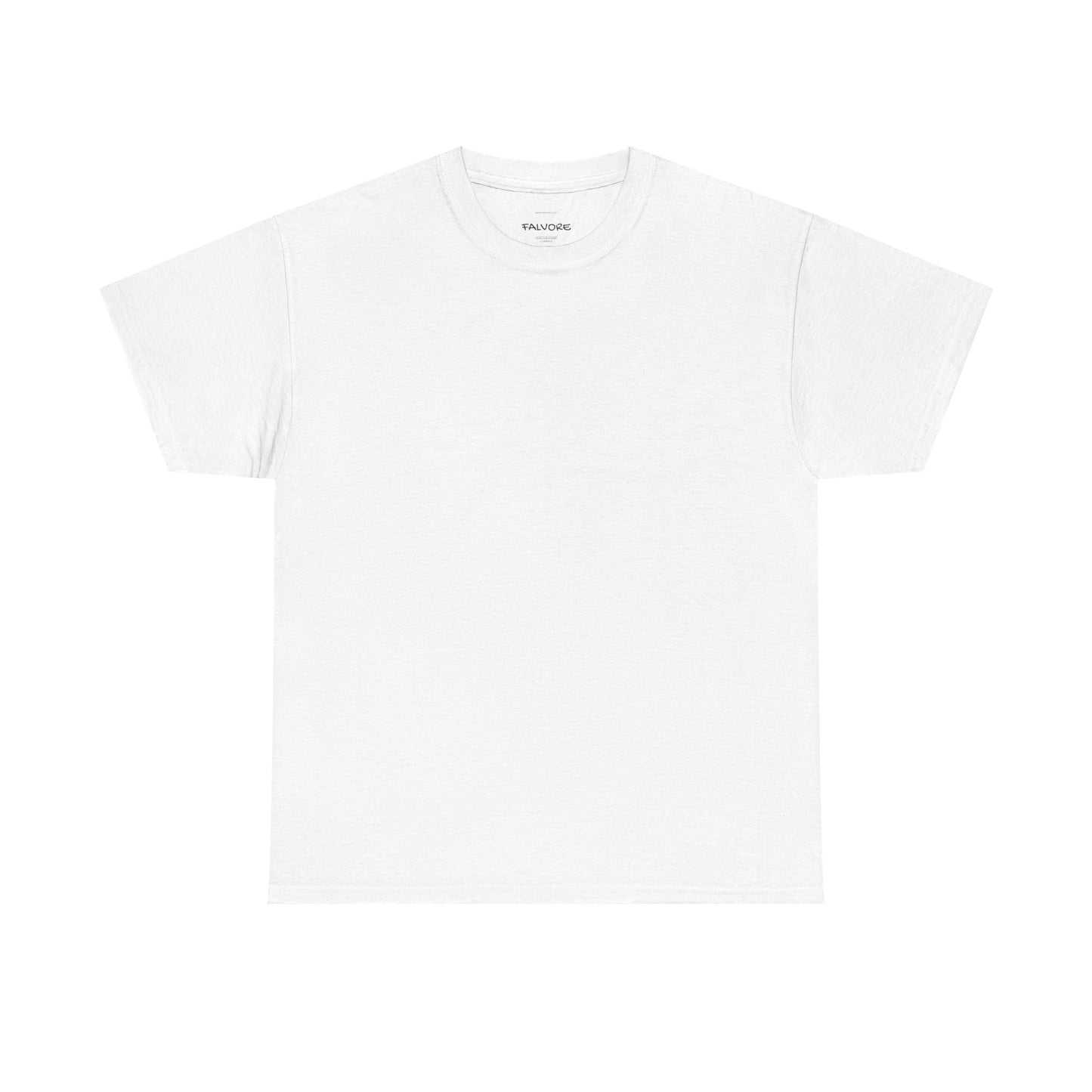 White t-shirt on a white background
