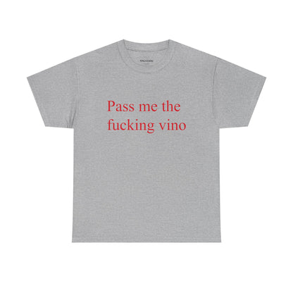 Red t-shirt with a circular design and 'Lublin' text on a white background