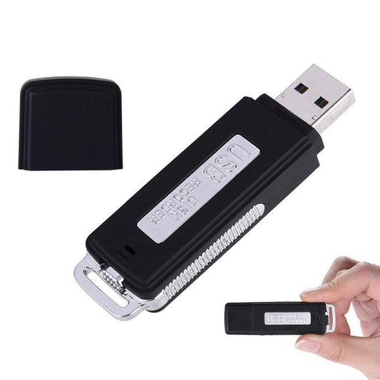 VOICEVAULT Compact USB Voice Recorder – Clear Audio, Long Battery, Easy to Use