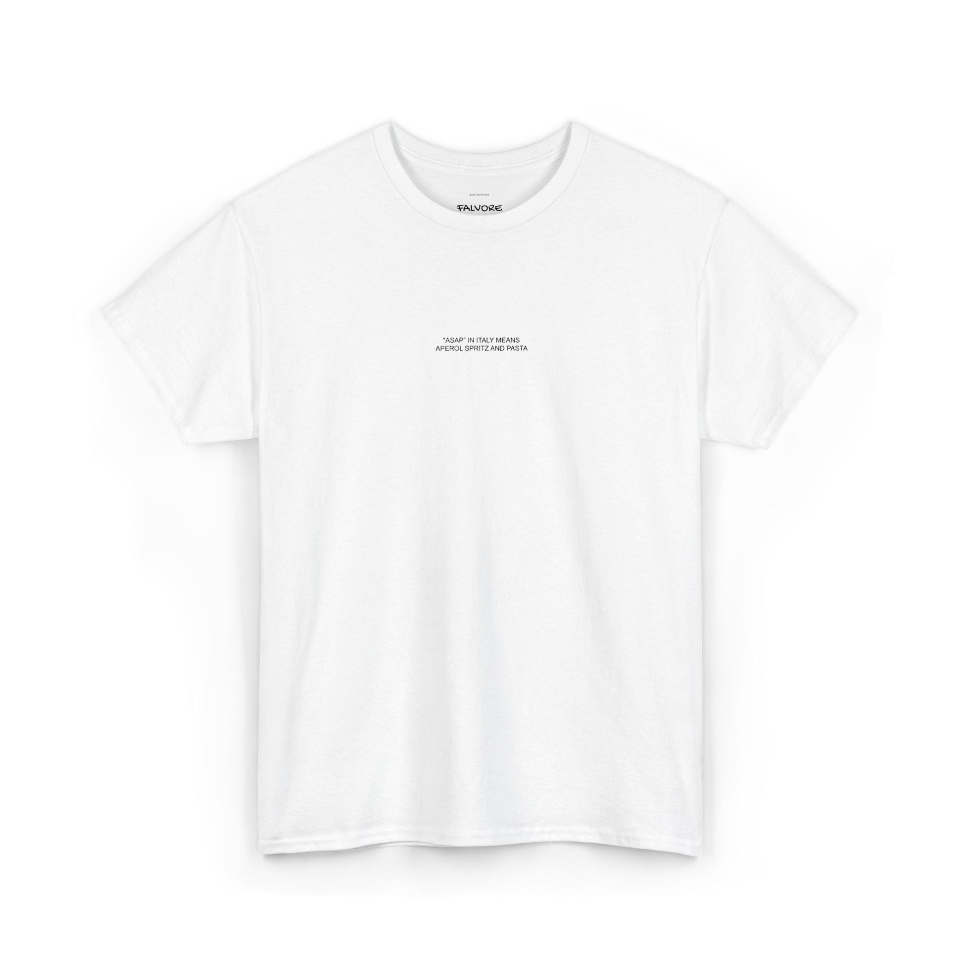 ASAP Italy Embroidered Tee – Aperol Spritz and Pasta Unisex T-Shirt - Falvore