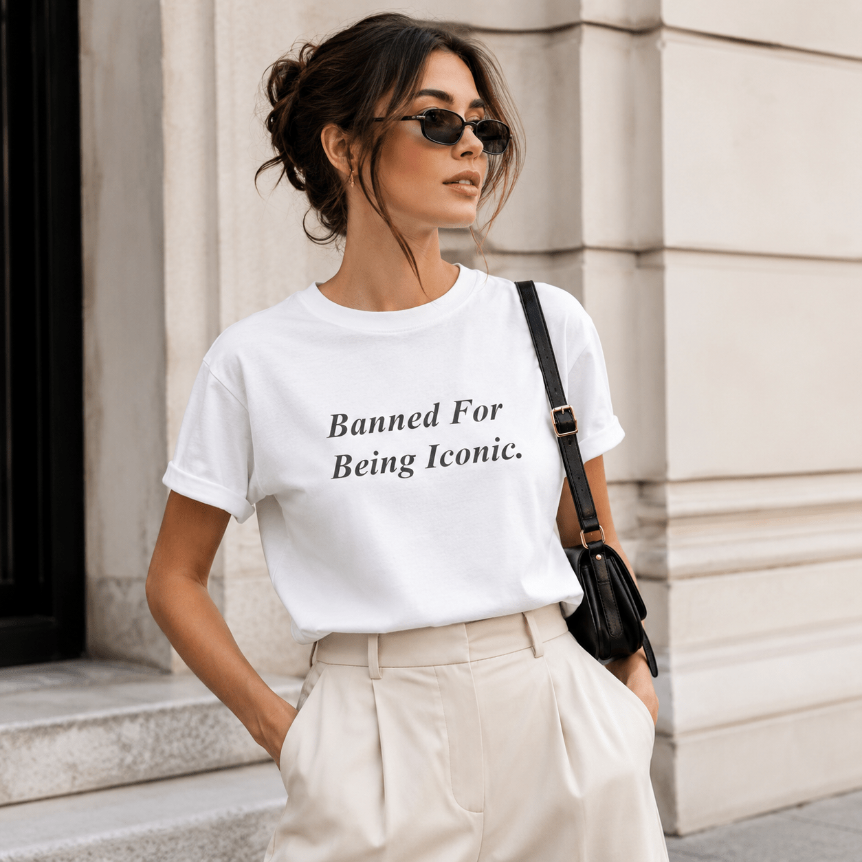 Banned For Being Iconic Tee - Falvore