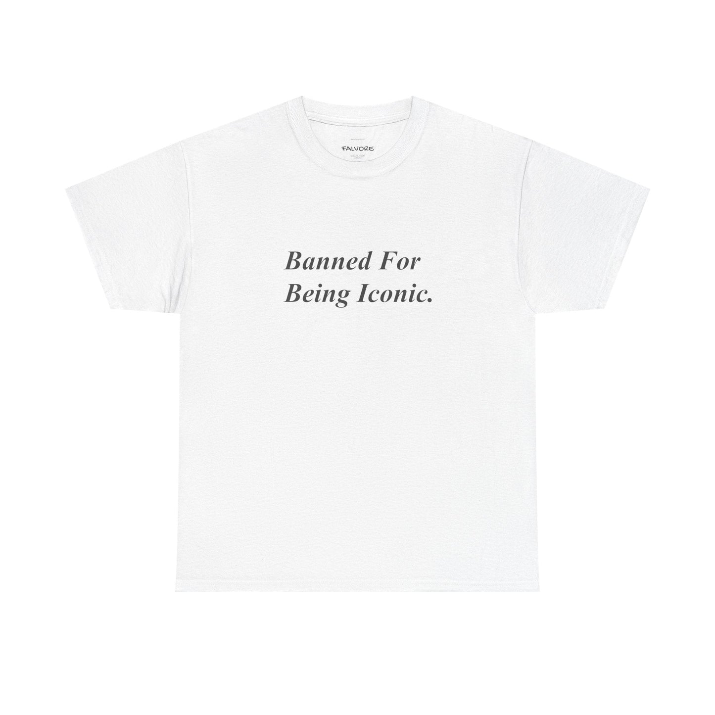 Banned For Being Iconic Tee - Falvore