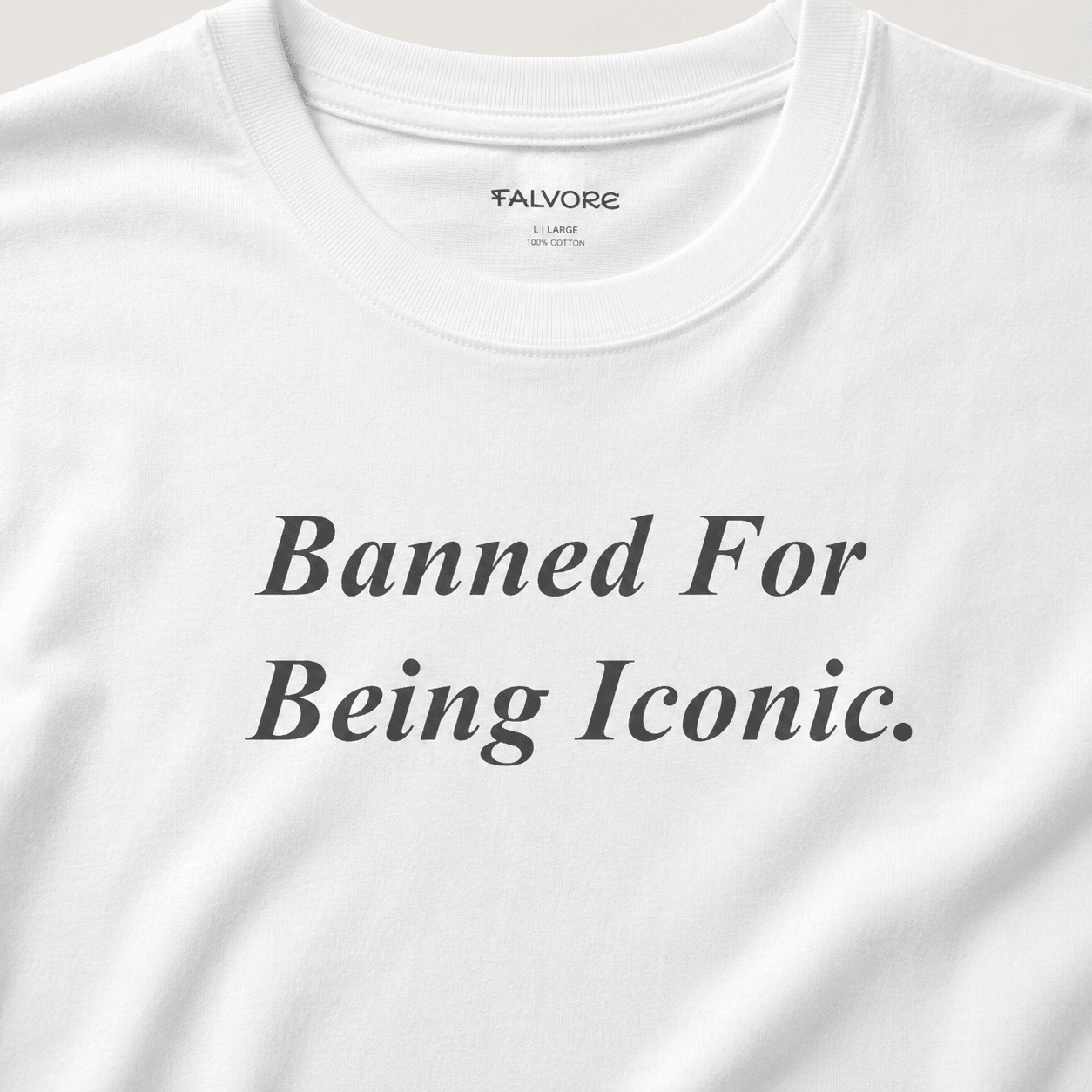 Banned For Being Iconic Tee - Falvore