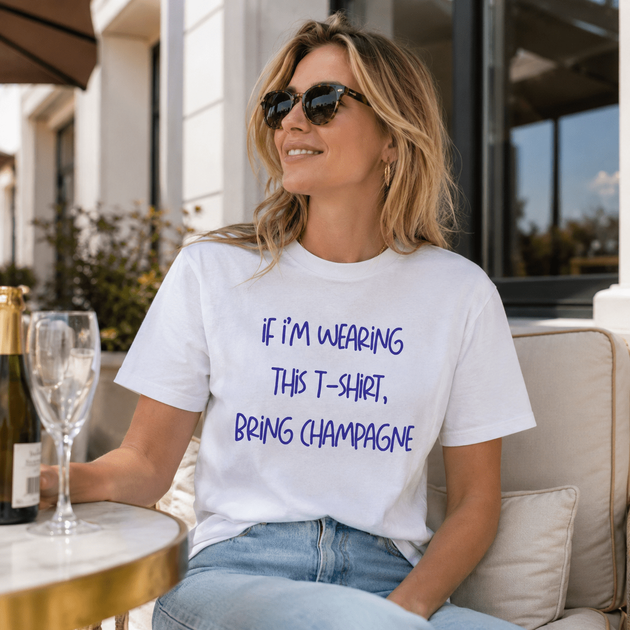 Bring Champagne Tee - Falvore