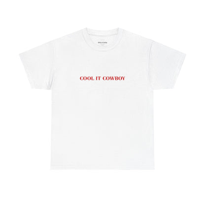 Cool It Cowboy Graphic Tee – Vintage Western Aesthetic Unisex T-Shirt - Falvore
