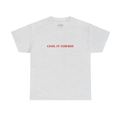 Cool It Cowboy Graphic Tee – Vintage Western Aesthetic Unisex T-Shirt - Falvore