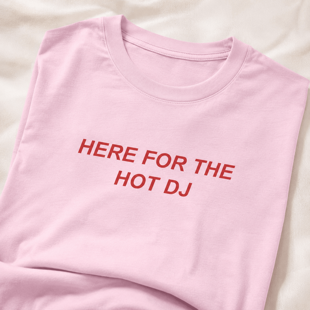 Here For The Hot DJ Tee - Falvore