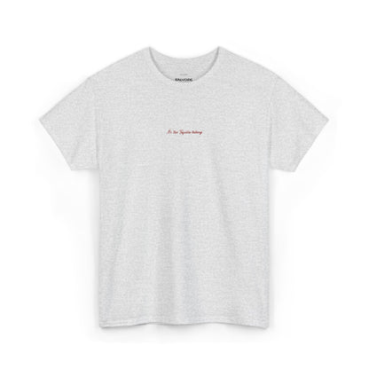 It’s the Tequila Talking Embroidered Tee – Minimal Party Quote Unisex T-Shirt - Falvore