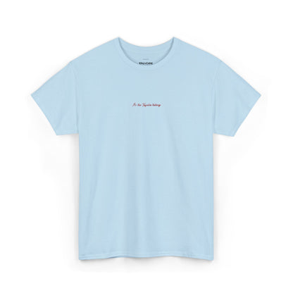 It’s the Tequila Talking Embroidered Tee – Minimal Party Quote Unisex T-Shirt - Falvore