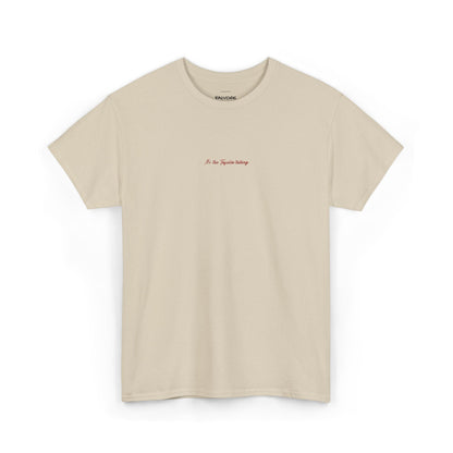 It’s the Tequila Talking Embroidered Tee – Minimal Party Quote Unisex T-Shirt - Falvore