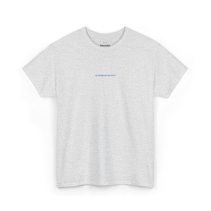 No Crying On The Yacht Embroidered Tee – Minimal Luxury Quote Unisex T-Shirt - Falvore
