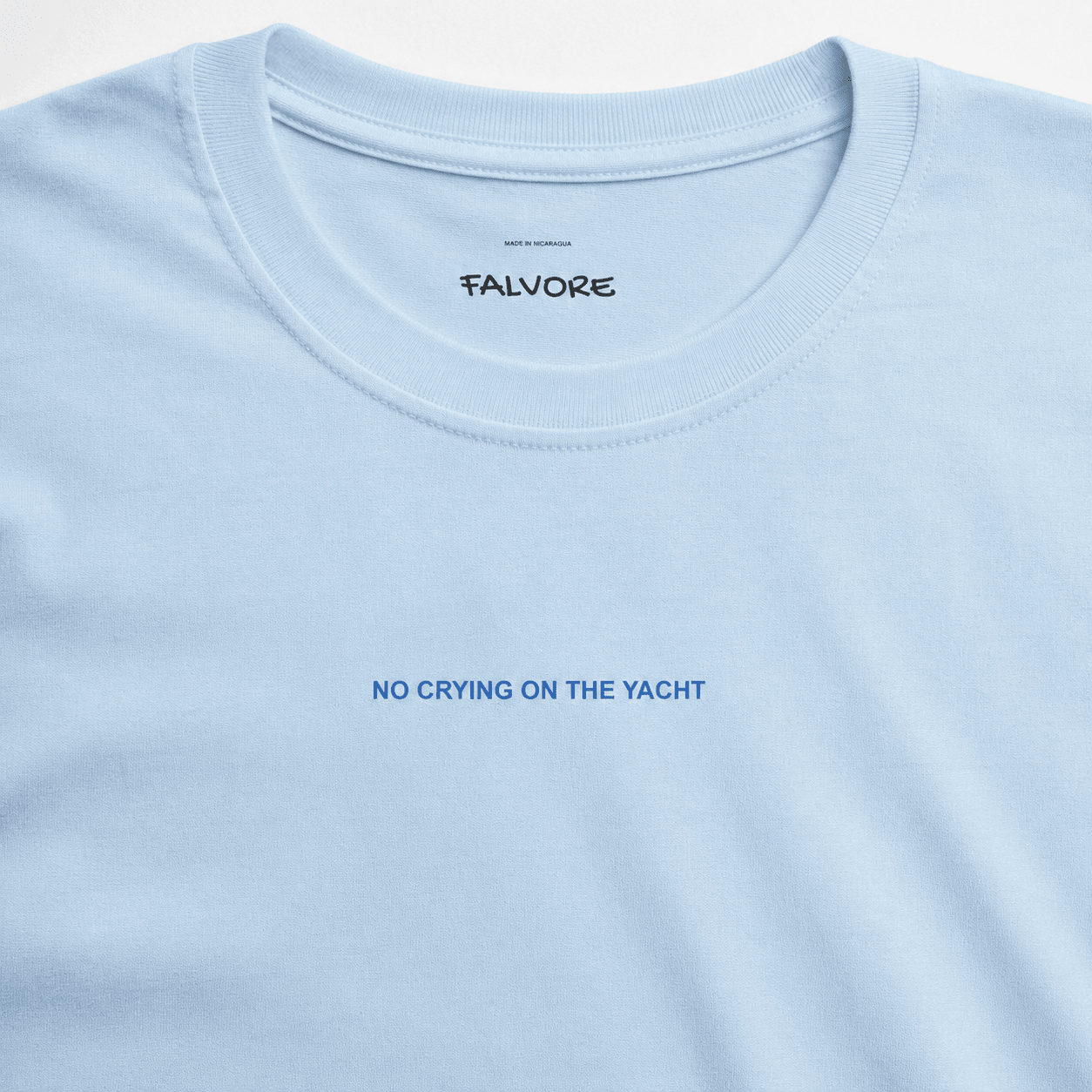 No Crying On The Yacht Tee - Falvore