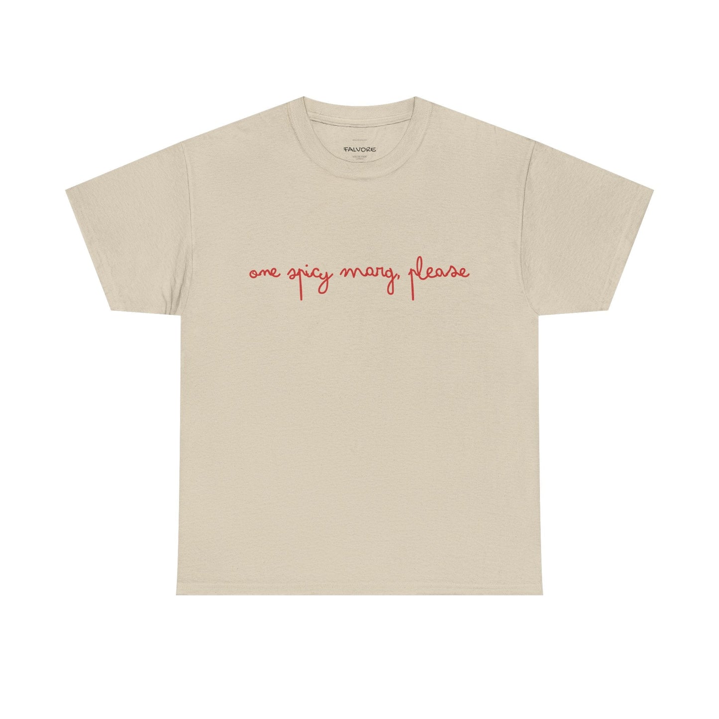 One Spicy Marg Please Graphic Tee – Margarita Quote Unisex T-Shirt - Falvore