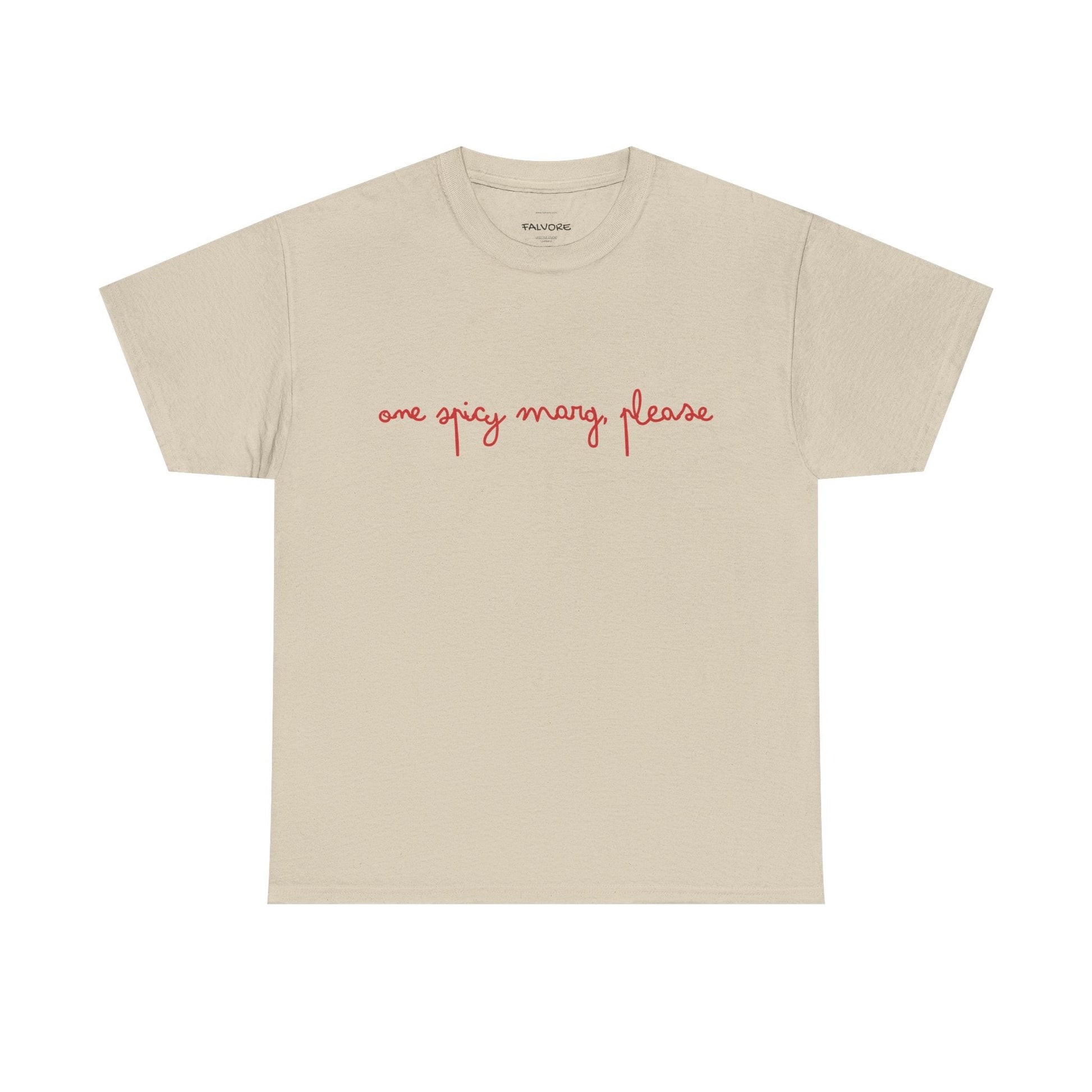 One Spicy Marg Please Graphic Tee – Margarita Quote Unisex T-Shirt - Falvore