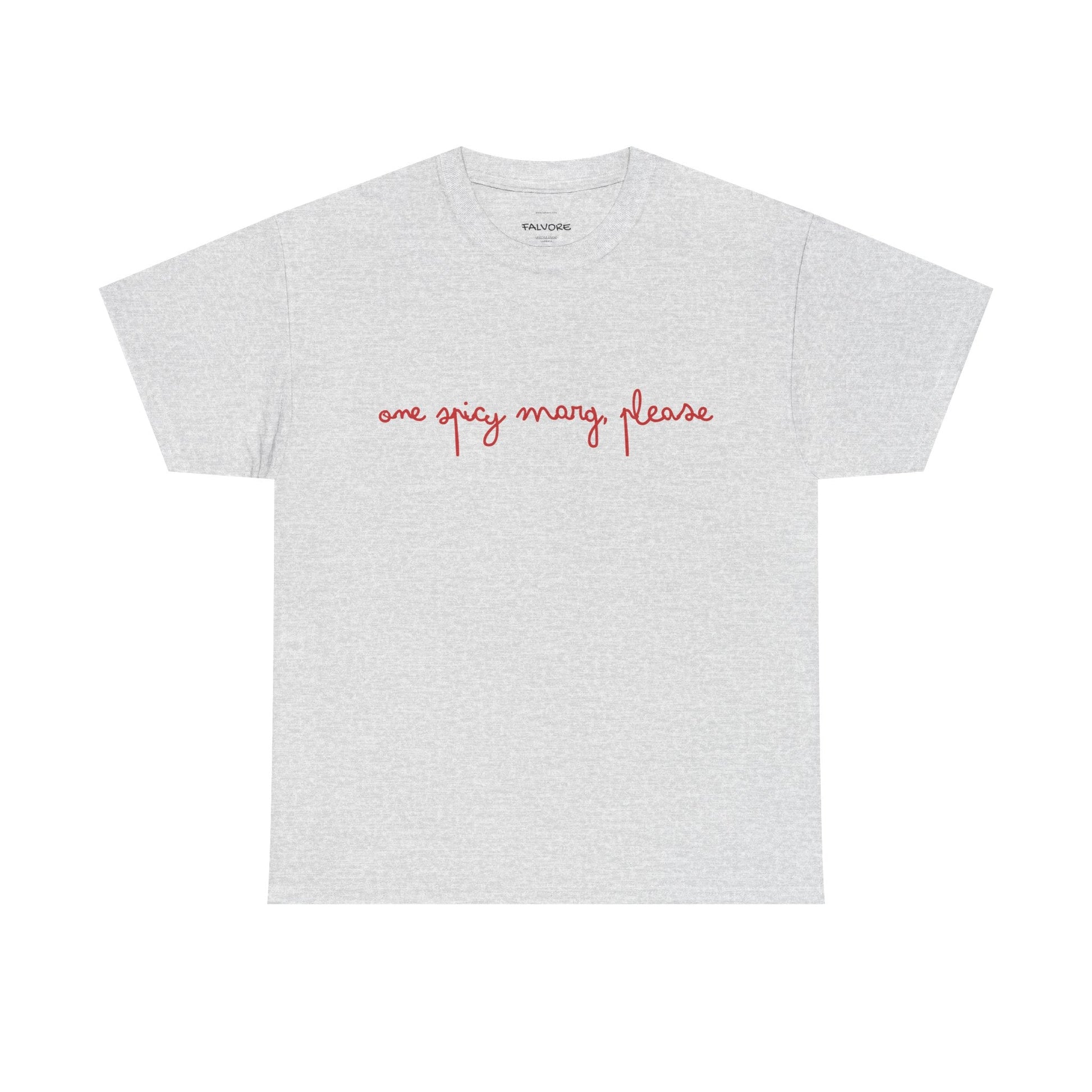 One Spicy Marg Please Graphic Tee – Margarita Quote Unisex T-Shirt - Falvore