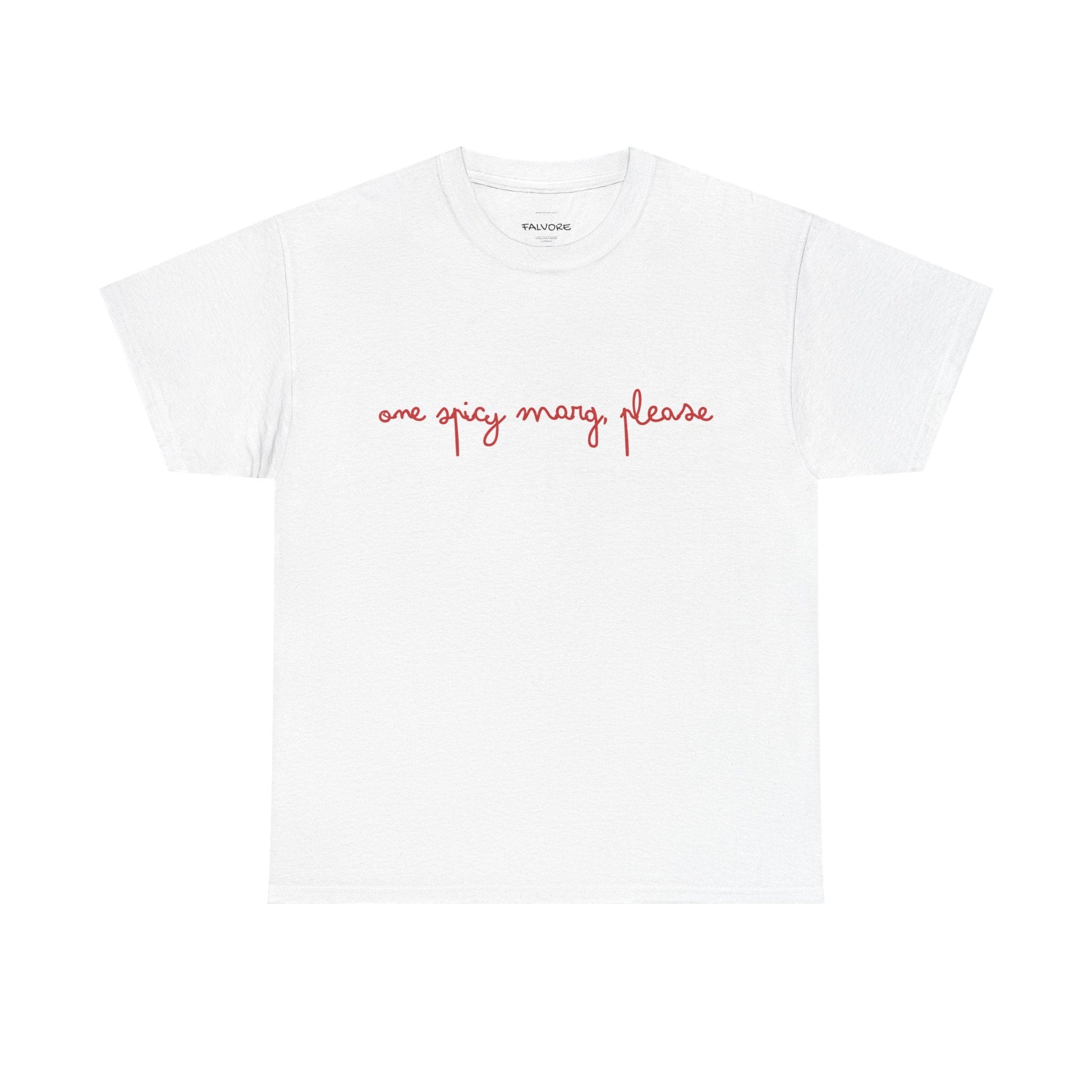 One Spicy Marg Please Graphic Tee – Margarita Quote Unisex T-Shirt - Falvore
