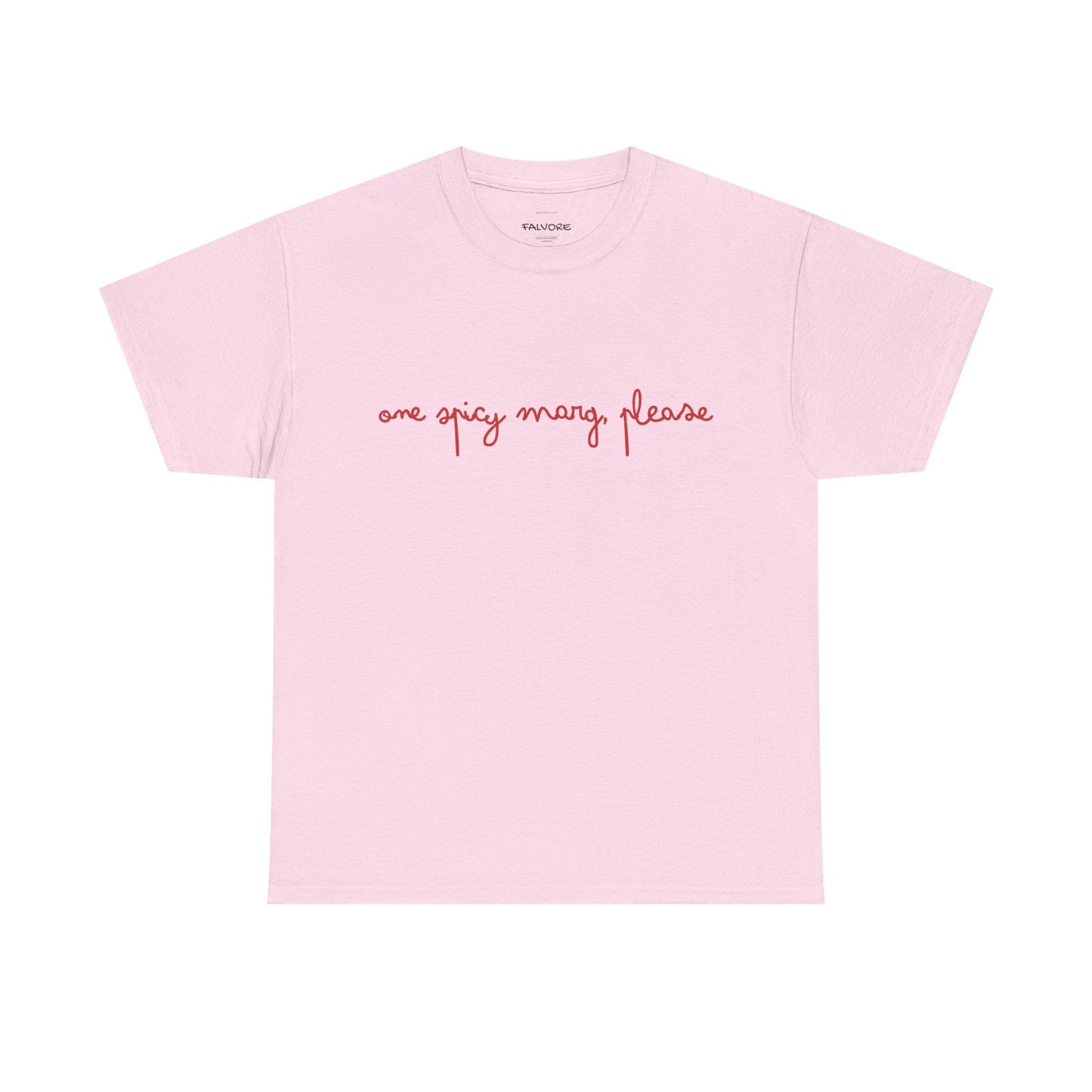 One Spicy Marg Please Graphic Tee – Margarita Quote Unisex T-Shirt - Falvore