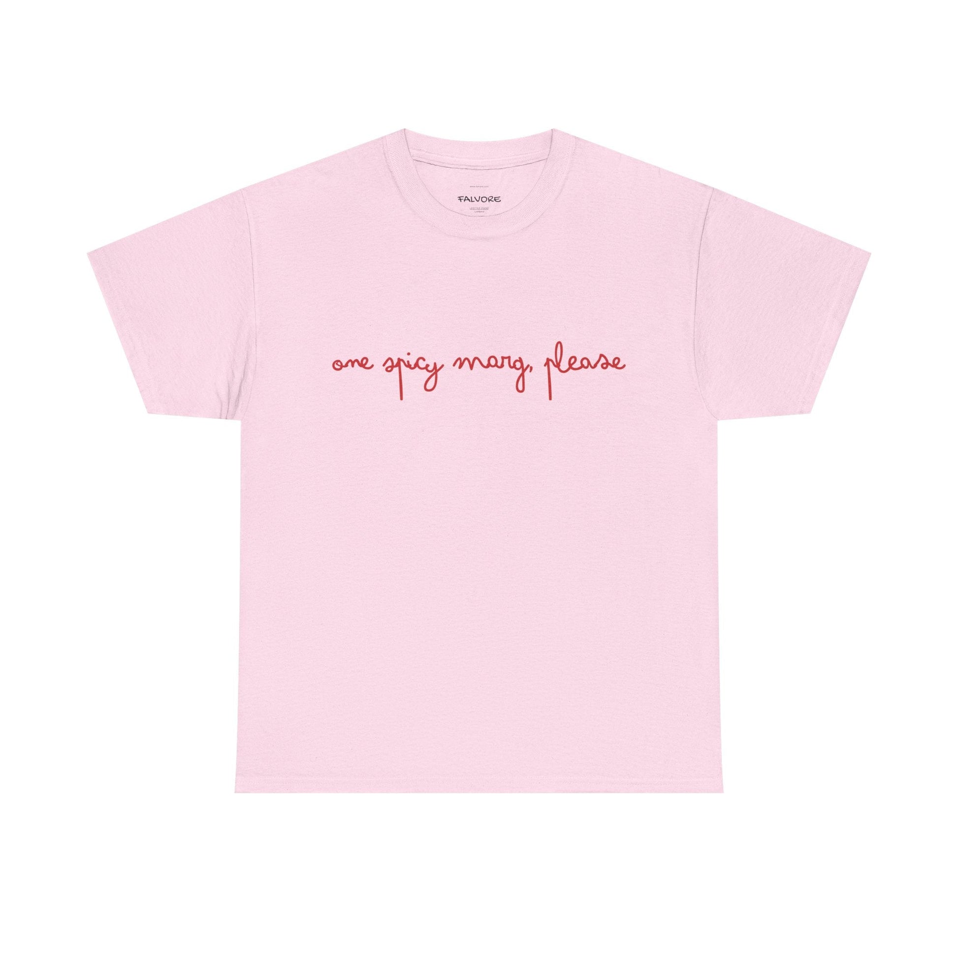 One Spicy Marg Please Graphic Tee – Margarita Quote Unisex T-Shirt - Falvore