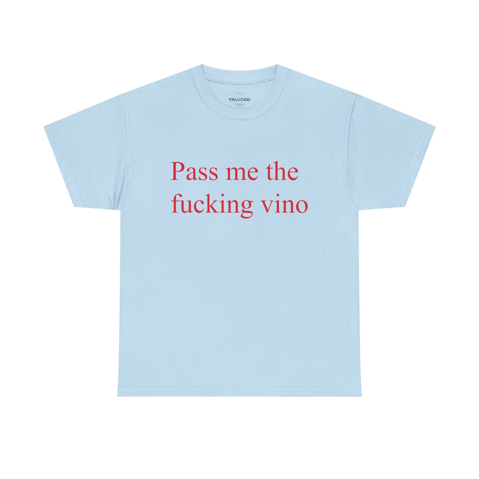 Pass Me the Vino Graphic Tee – Wine Lover Quote Unisex T-Shirt - Falvore
