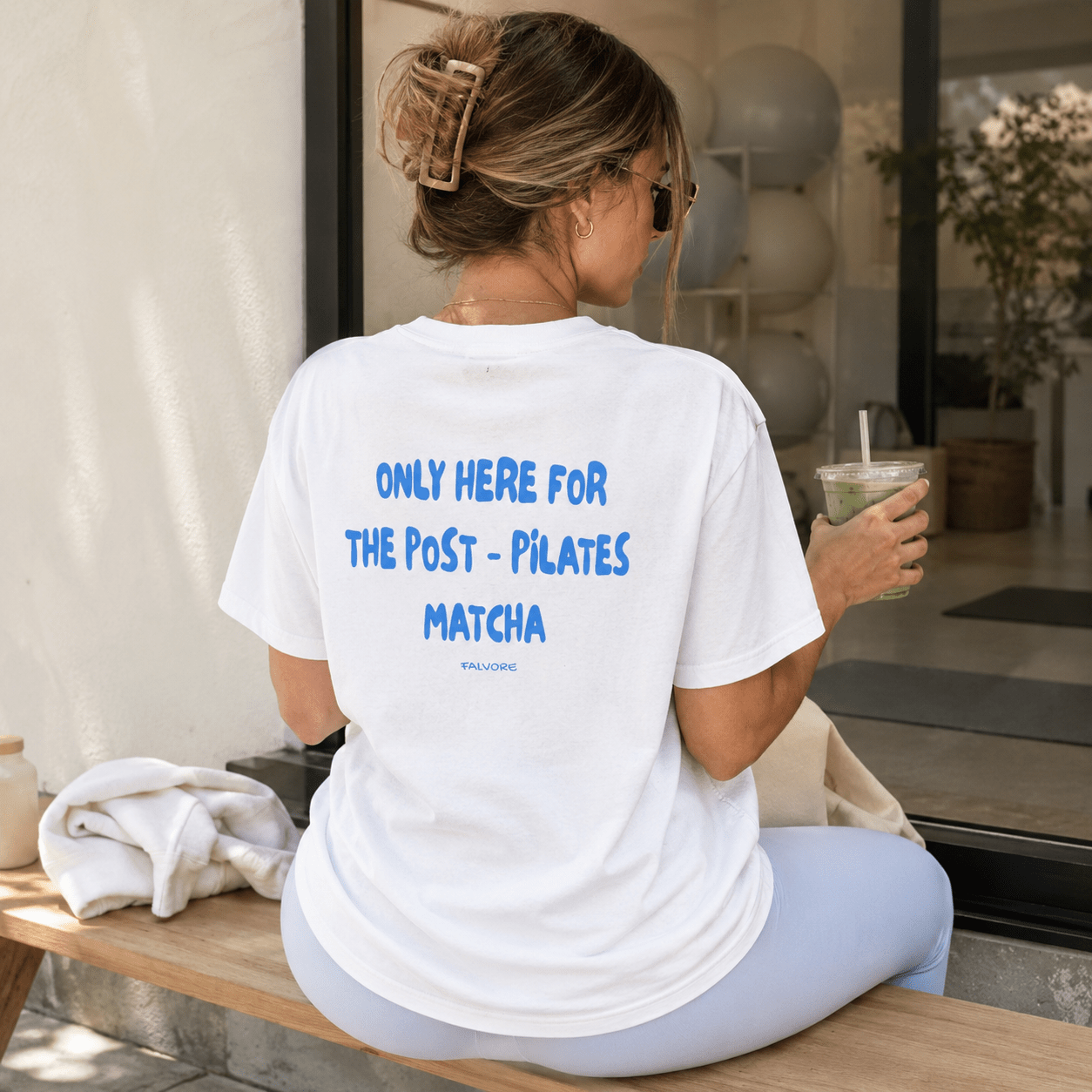 Post-Pilates Matcha Tee - Falvore