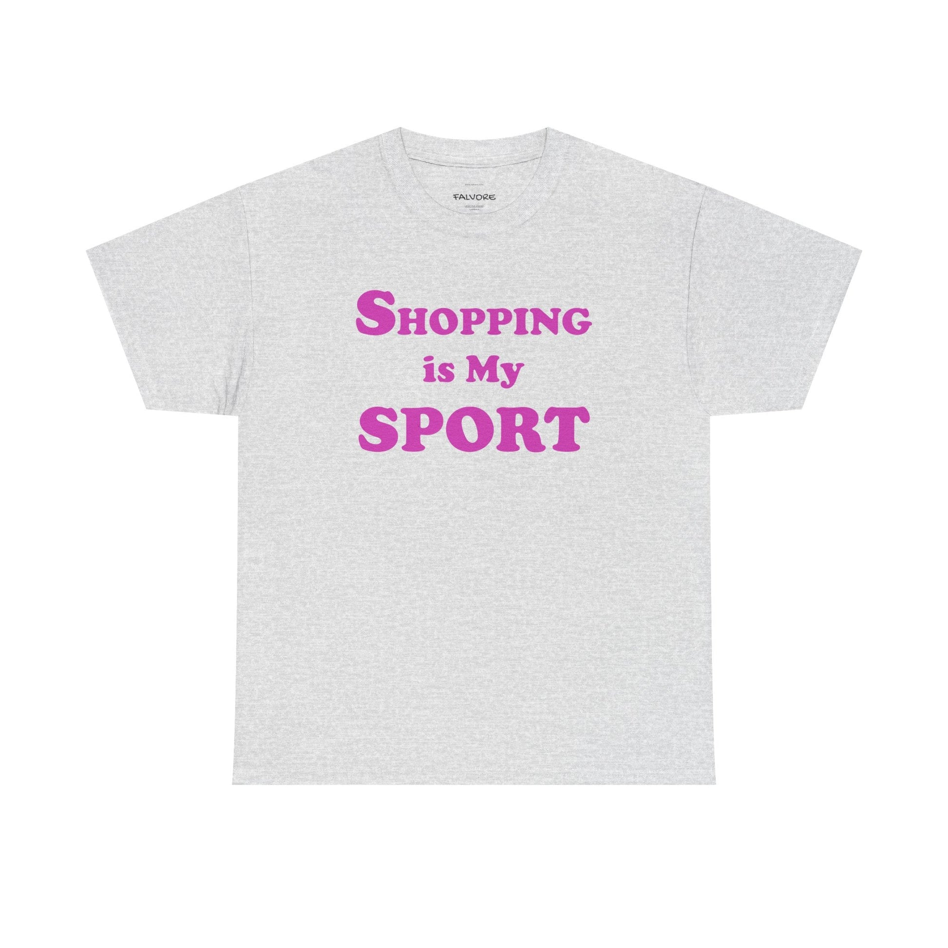 Shopping Is My Sport Graphic Tee – Funny Fashion Quote Unisex T-Shirt - Falvore