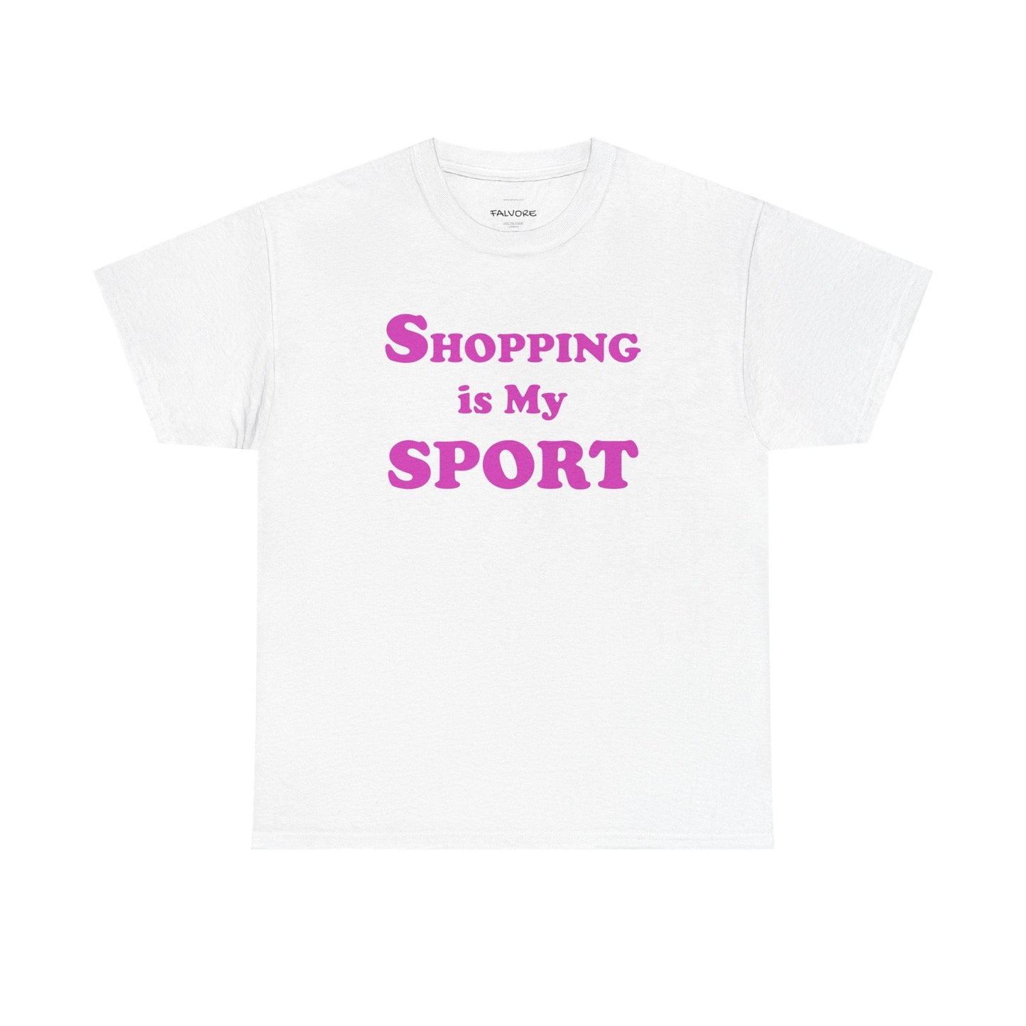 Shopping Is My Sport Graphic Tee – Funny Fashion Quote Unisex T-Shirt - Falvore