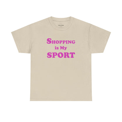 Shopping Is My Sport Tee - Falvore