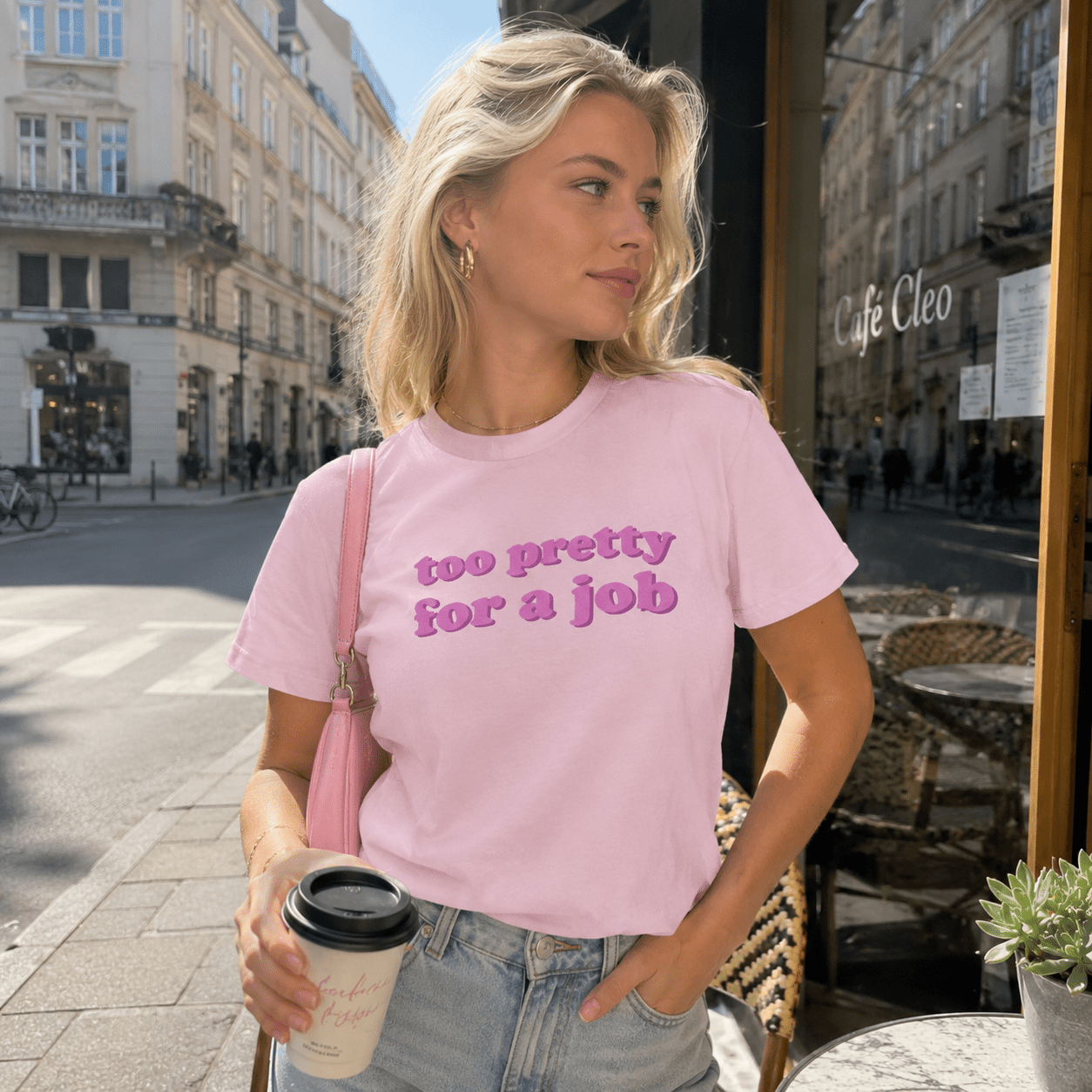 Too Pretty For a Job Tee - Falvore